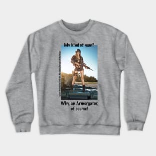 Armorgator Babe 14 - Transparent Crewneck Sweatshirt